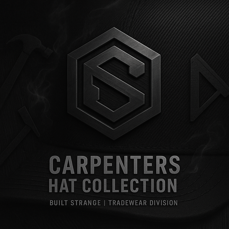 ⚒️ Carpenters Hat Collection – Built Strange Tradewear