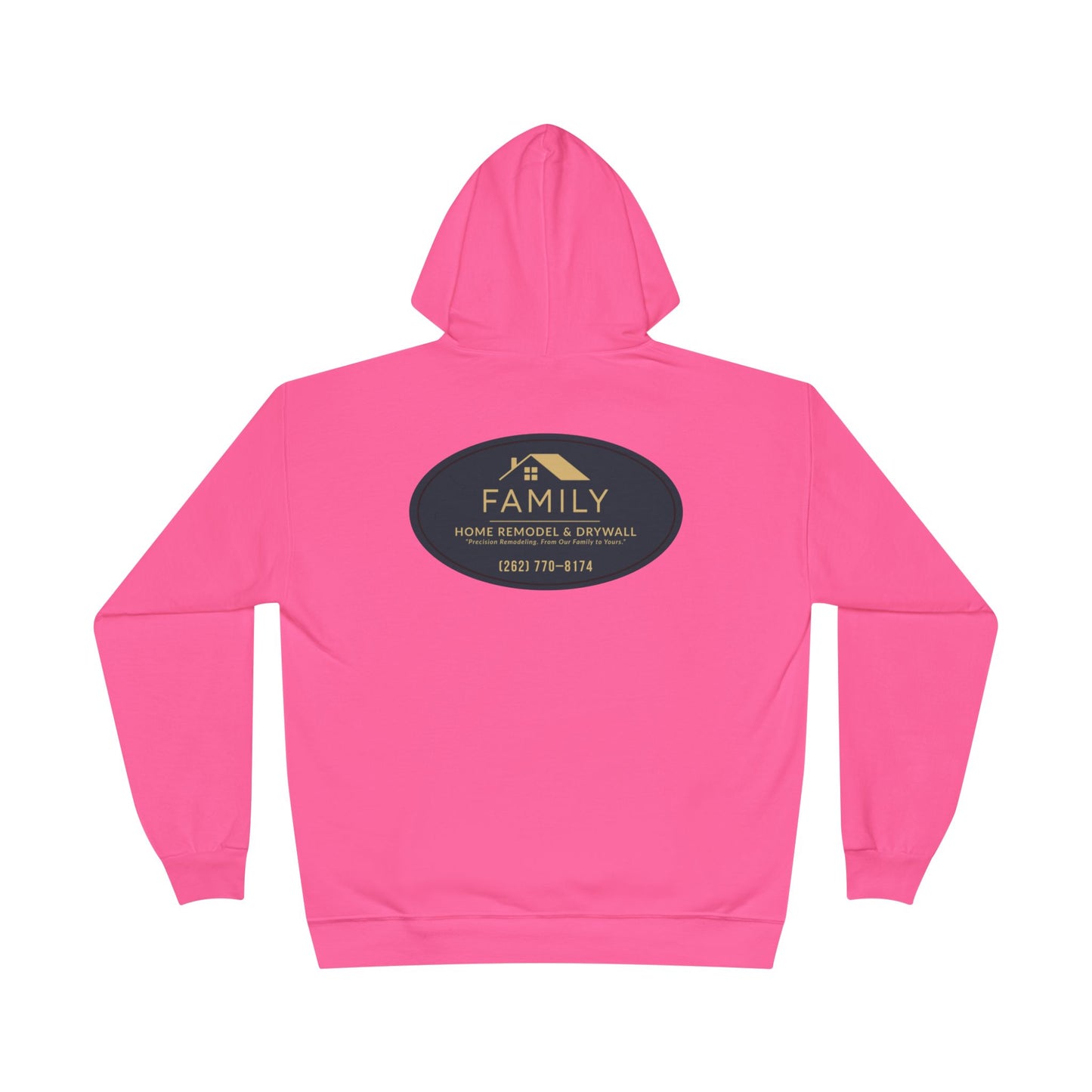 Built Strange “Family Home Remodel” Trades Hoodie – Hi-Vis Workwear