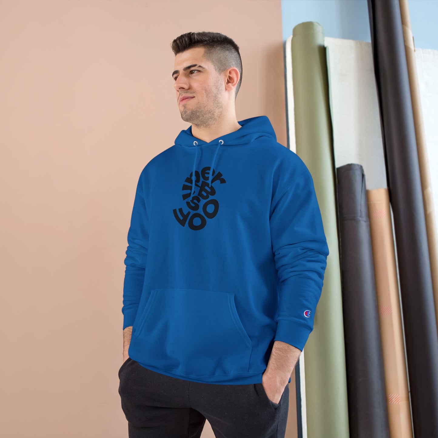 Superboof: Hits Harder Champion Hoodie – Built Strange
