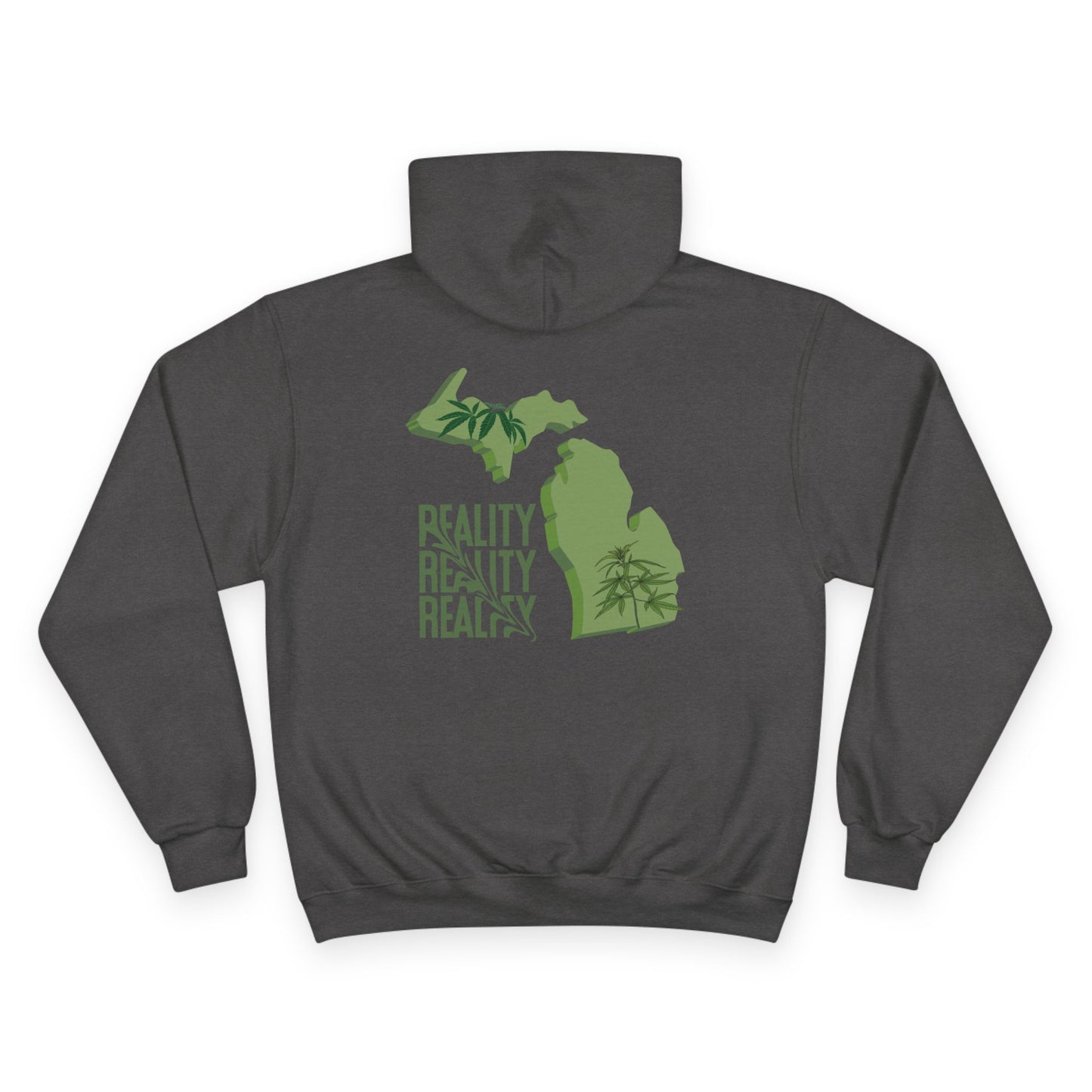 Reality Michigan Champion Hoodie – Built Strange