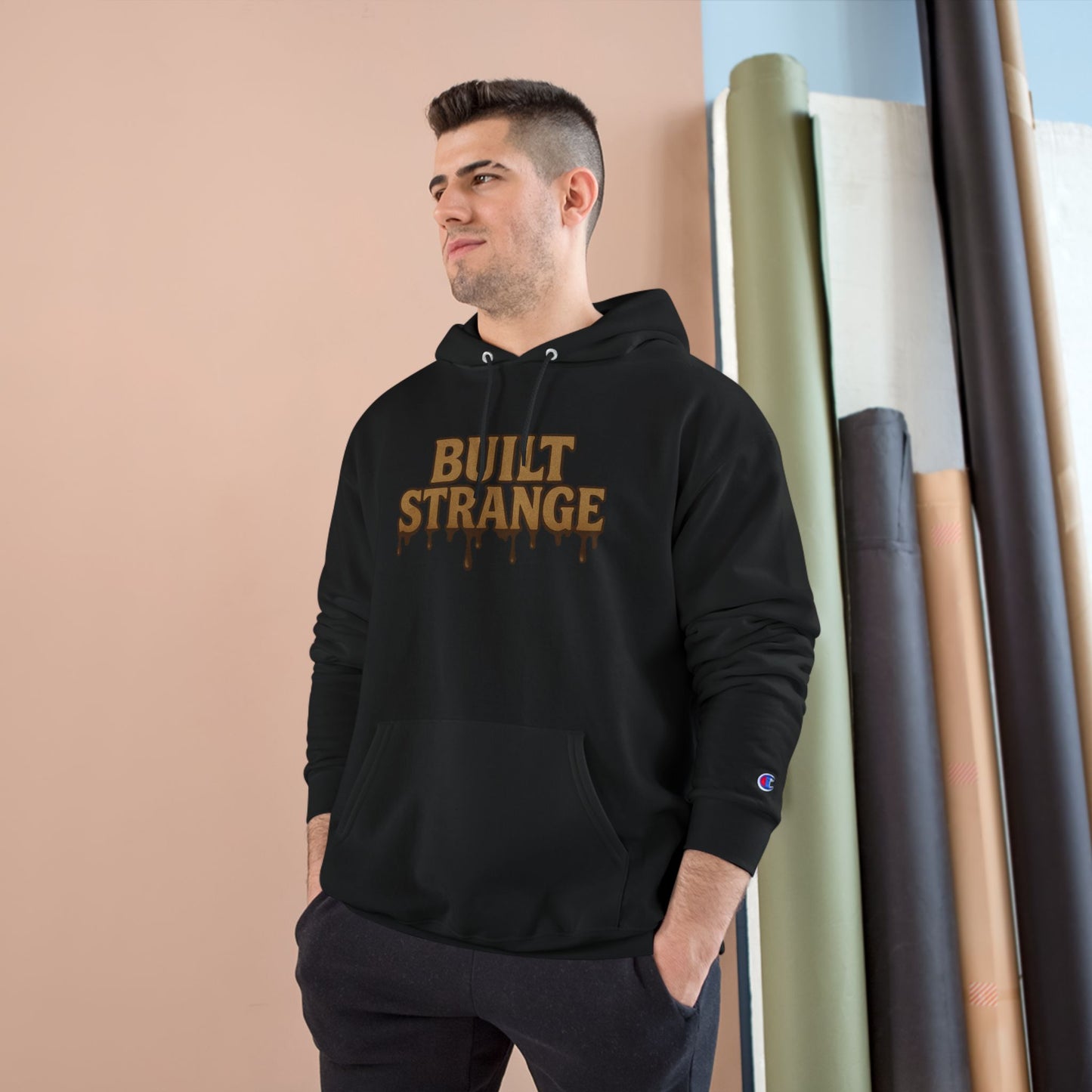 Danksgiving “Smoke Turkey” Champion Hoodie – Built Strange Black Label