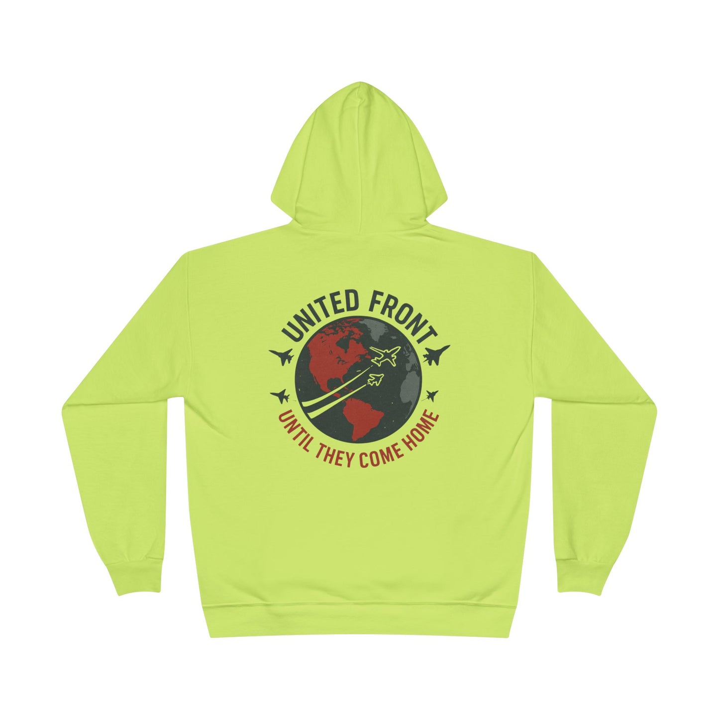 United Front R.E.D. Hi-Vis Hoodie – Built Strange Tradeswear