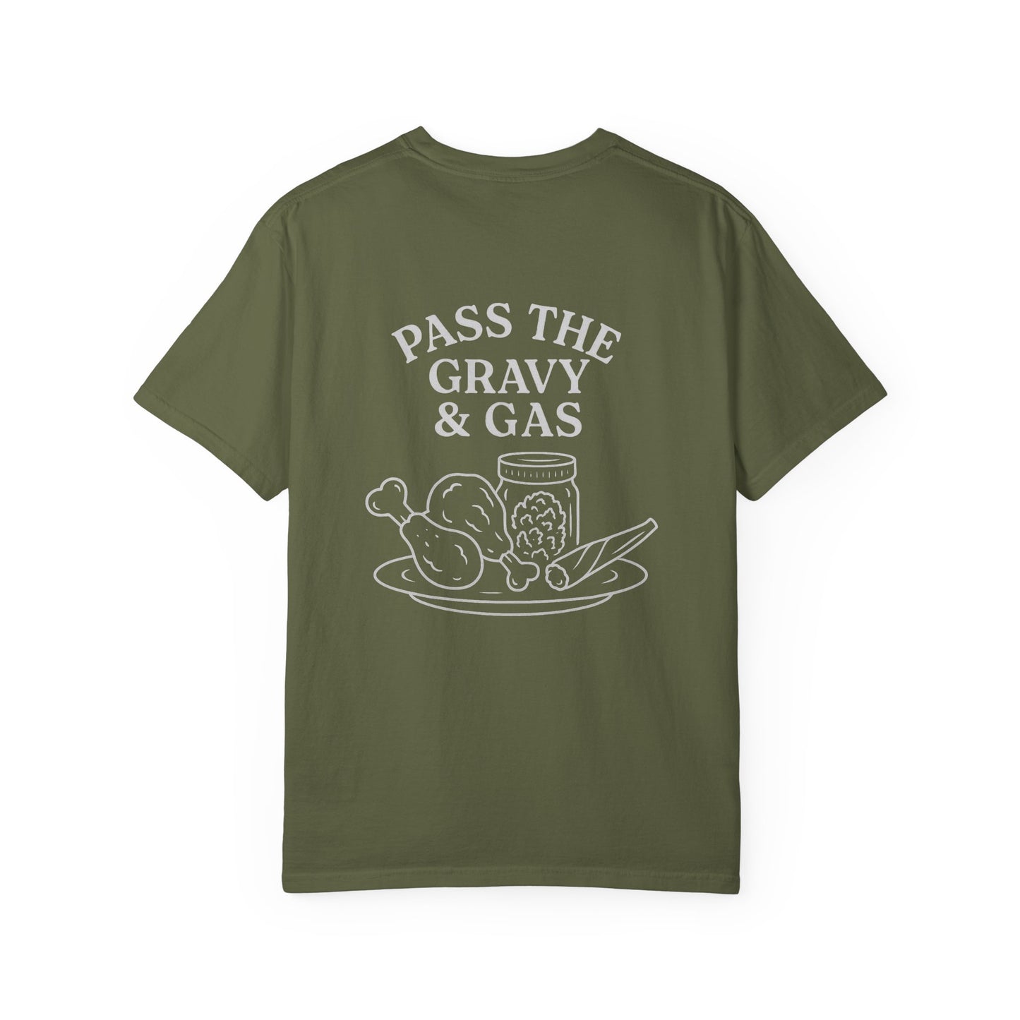 Pass the Gravy & Gas Tee – Built Strange Danksgiving Drop