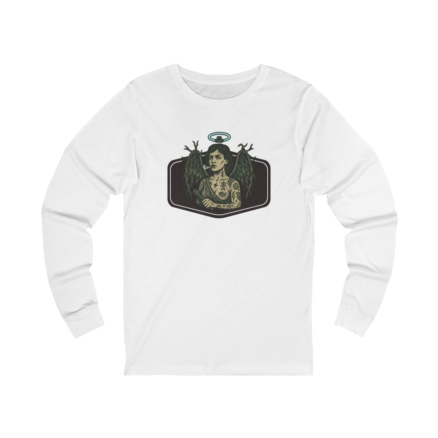 Lineworker Angel Long Sleeve Tee – Built Strange Trades Division