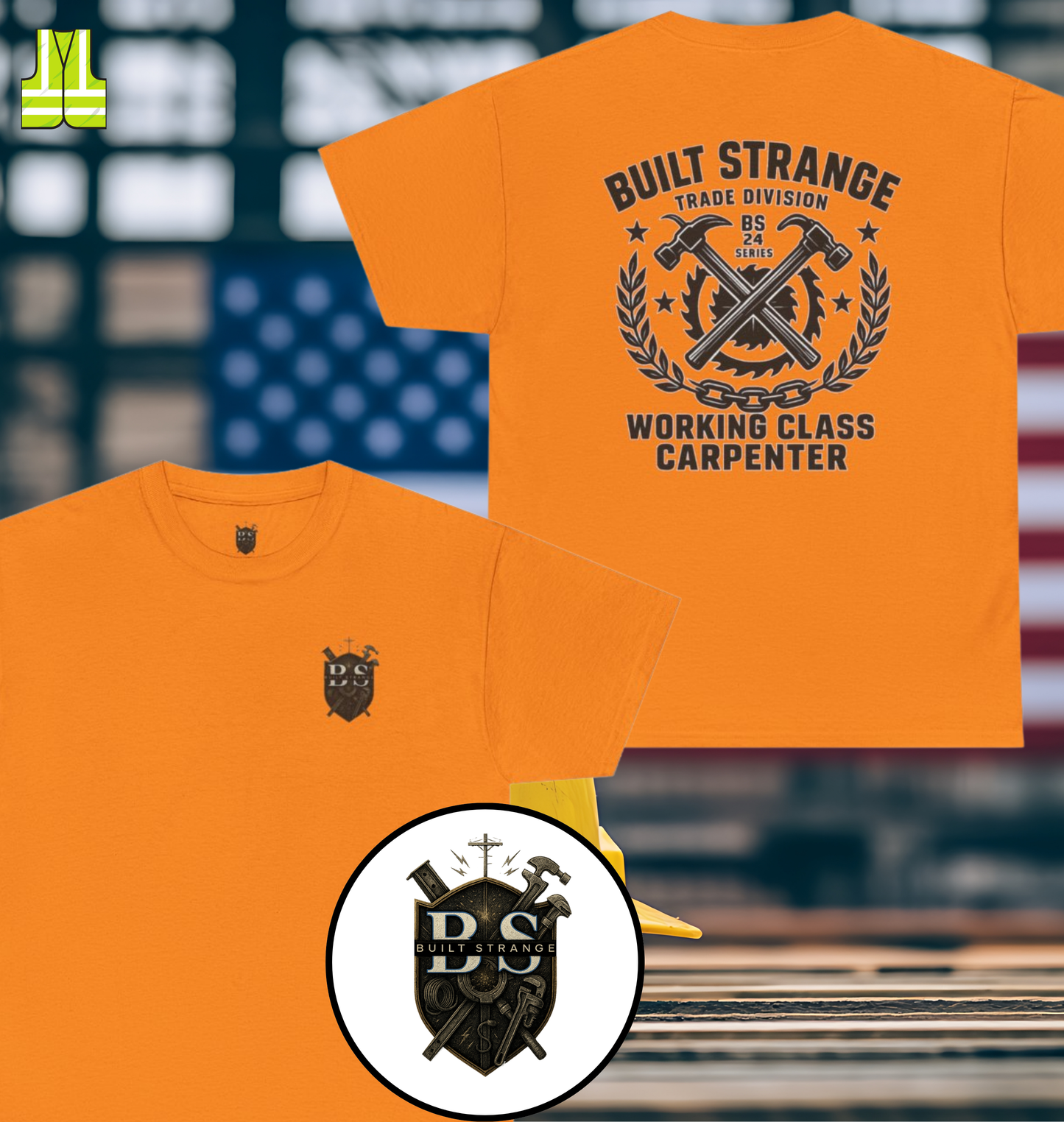 Built Strange Carpenter Tee – Trade Division Series