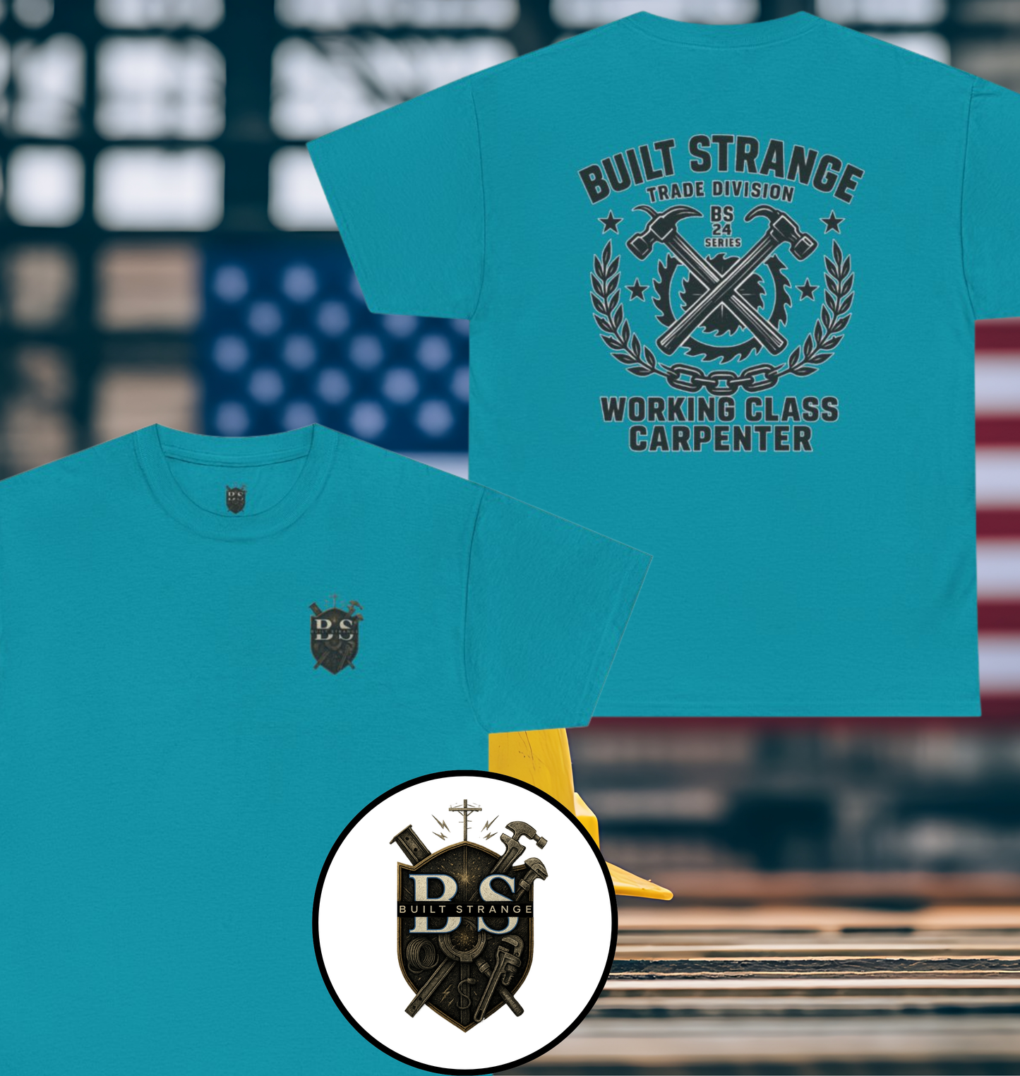Built Strange Carpenter Tee – Trade Division Series