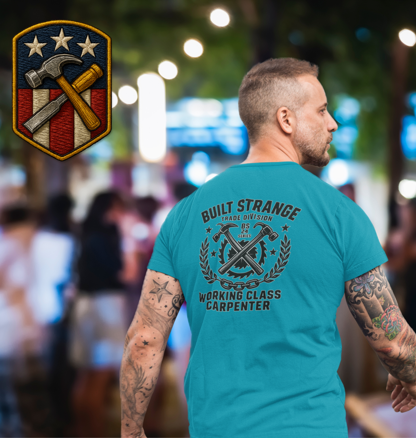 Built Strange Carpenter Tee – Trade Division Series