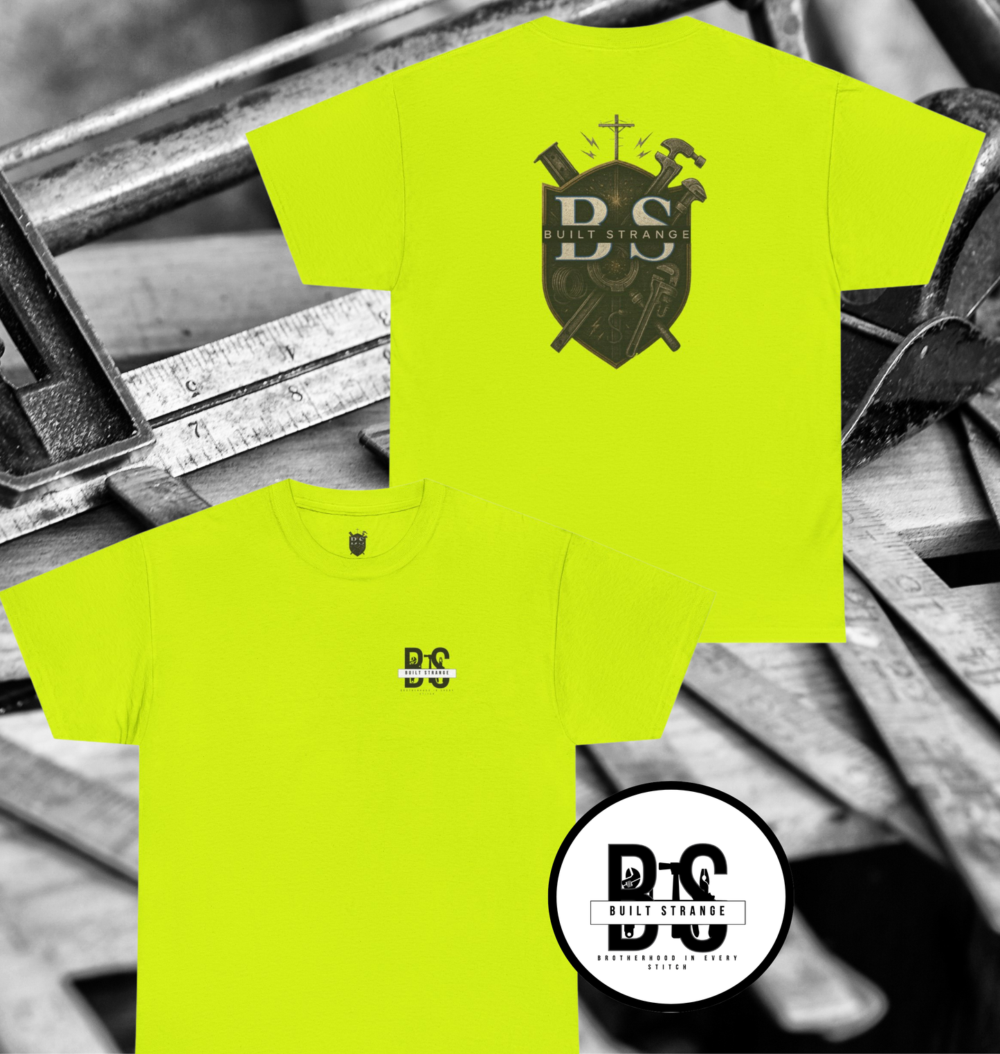 Built Strange Hi-Vis Work Shirt – Trade Division