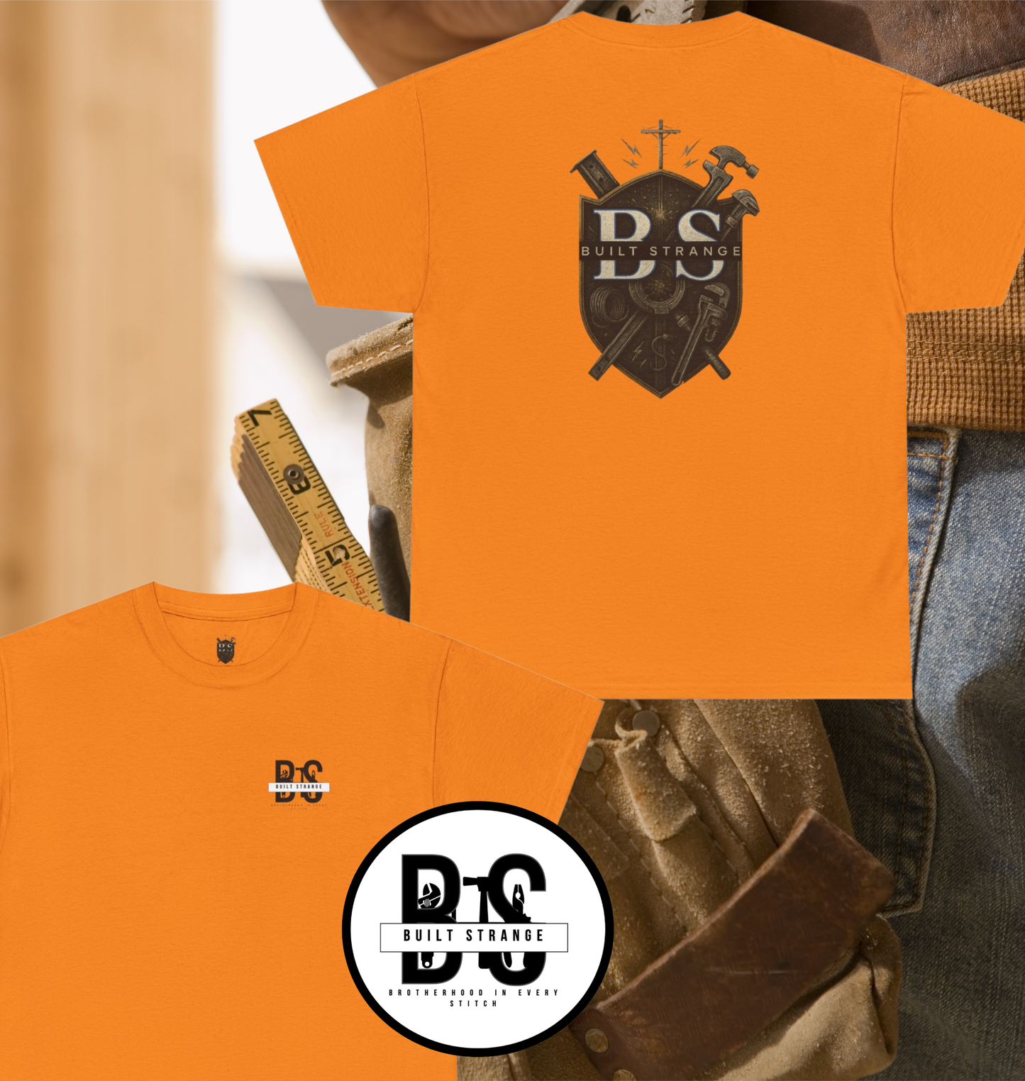 Built Strange Hi-Vis Work Shirt – Trade Division