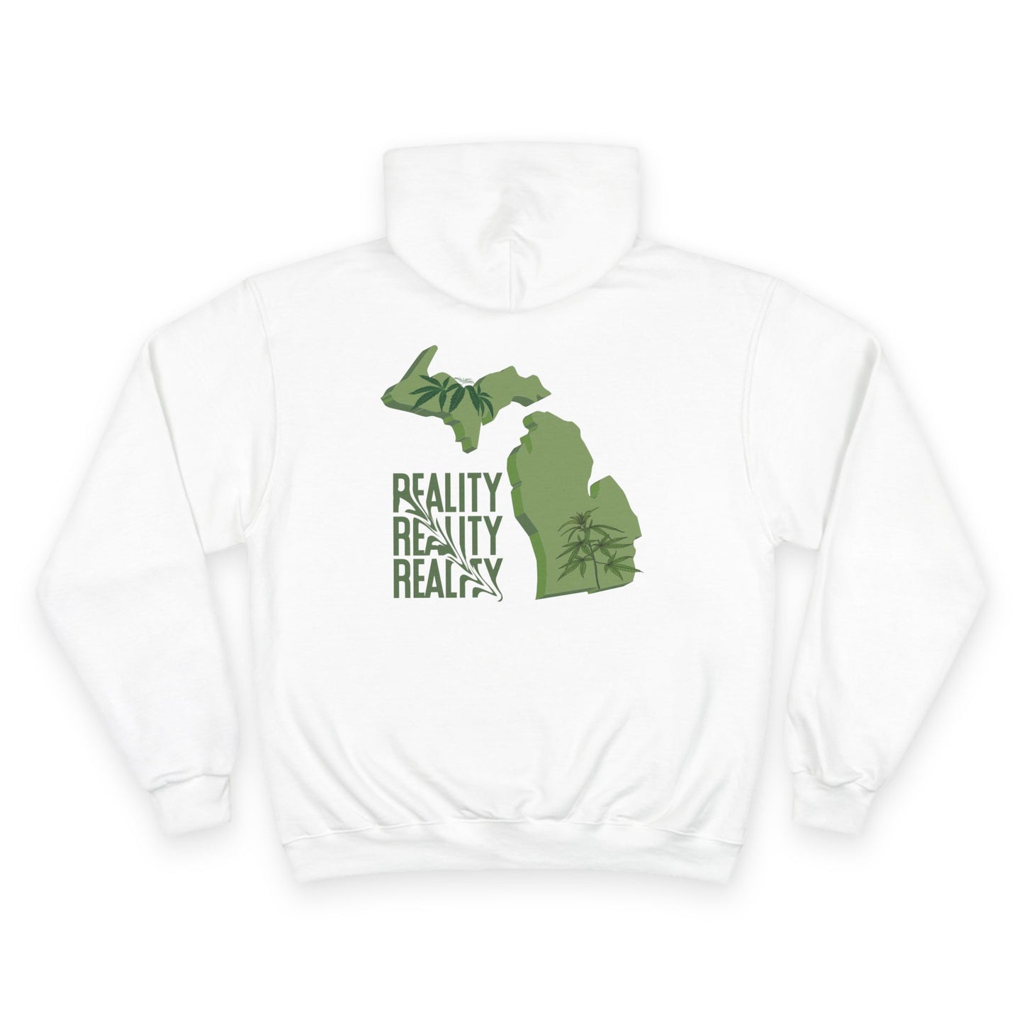 Reality Michigan Champion Hoodie – Built Strange
