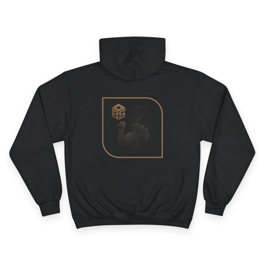 Danksgiving “Smoke Turkey” Champion Hoodie – Built Strange Black Label