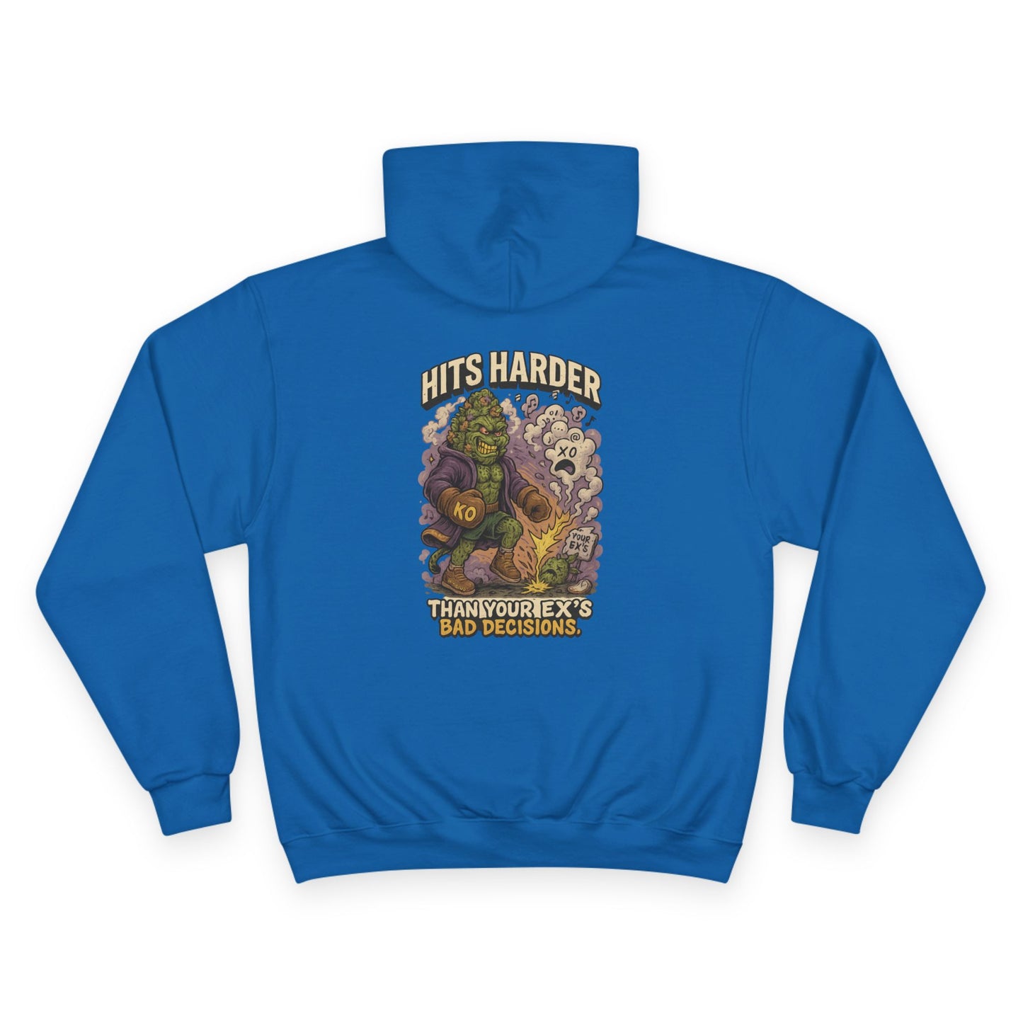 Superboof: Hits Harder Champion Hoodie – Built Strange