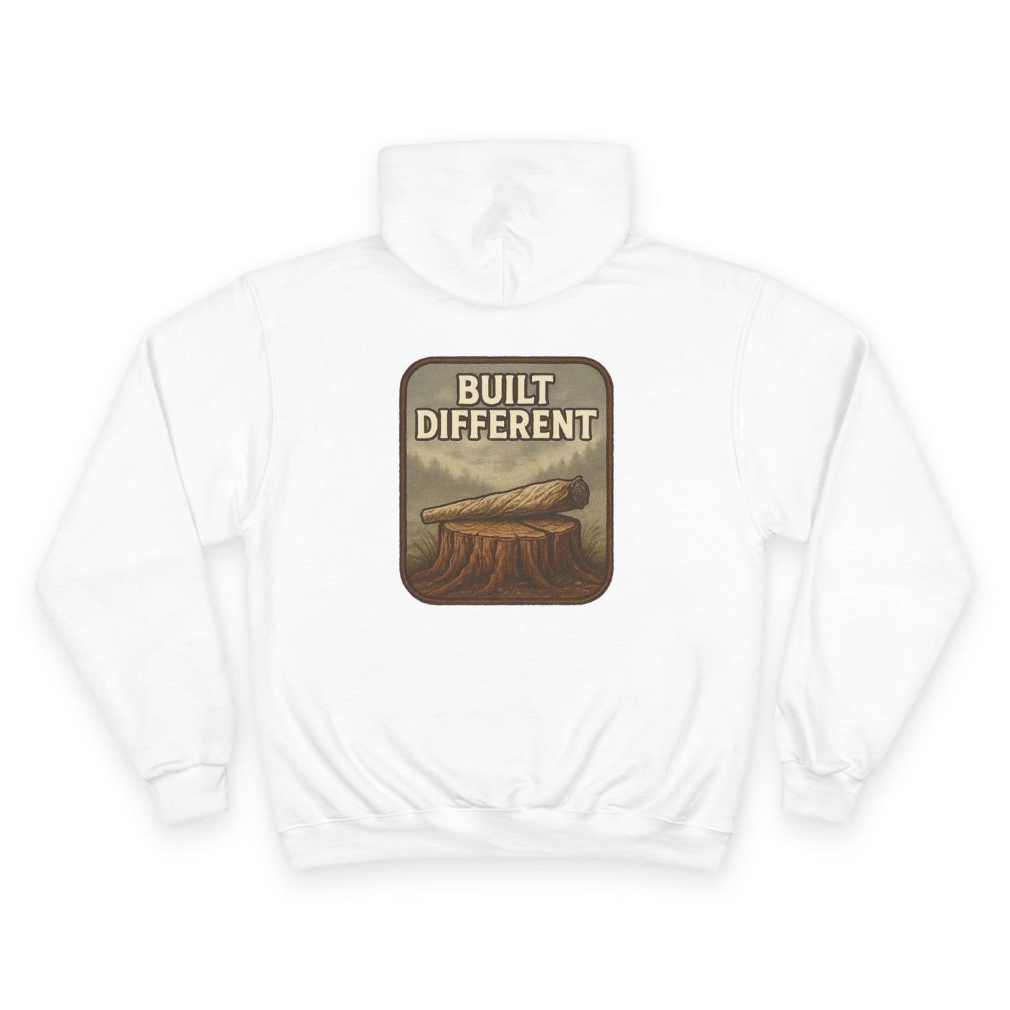 Rolled tough, lit proud, and made to stand out — the Built Different Champion hoodie defines the Built Strange lifestyle. Featuring a bold rustic graphic of a perfectly rolled blunt resting on a tree stump, this design honors the art of being handcrafted, original, and unapologetically different.



Premium Champion® Powerblend fleece

Heavyweight comfort built for all-day wear

Iconic Champion “C” sleeve patch

Full-color vintage “Built Different” graphic

Designed by Built Strange Apparel