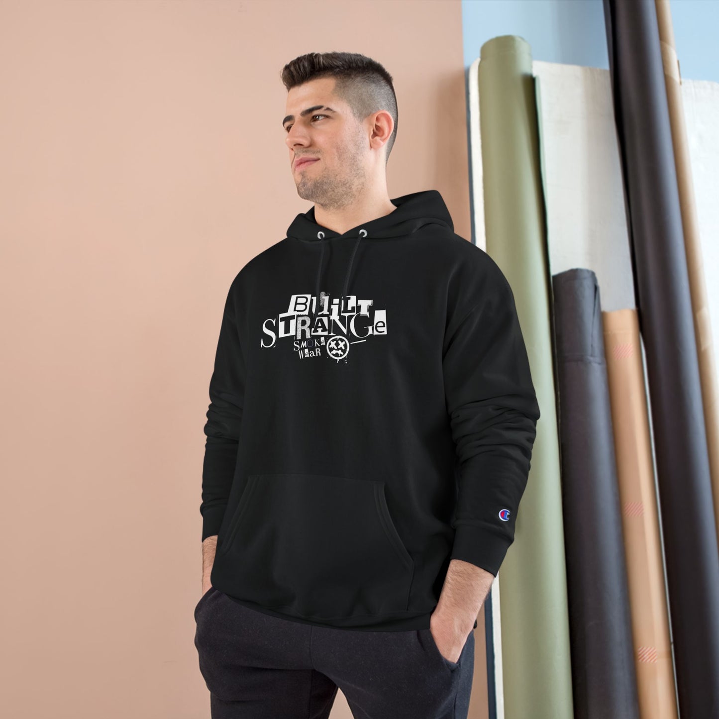 Pre-Roll Champion Hoodie – Built Strange